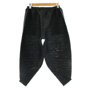PLEATS PLEASE ISSEY MIYAKE イッセイミヤケ サルエルパンツ プリーツ 1 ブラック PP43-JF404