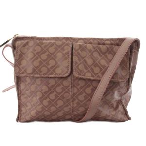 ソフティ ショルダーバッグ 総柄 ピンク /AN4