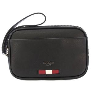 ポーチ 小物入れ レザー ロゴ ワンカラー 黒 ブラック /BB