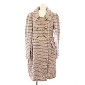ツイードコート 38 アイボリー MS605