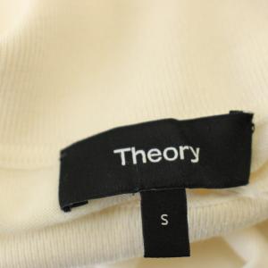 Theory 24AW REGAL WOOL TNECK PN ハイネック ニット 長袖 カットソー S オフホワイト