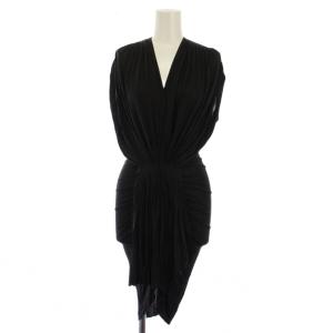 Lilies ワンピース ミニ丈 ノースリーブ 黒 /BM