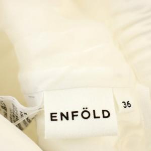 ENFOLD フレアスカート ロング スカート 36 白 ホワイト 300AS131-3180 /G