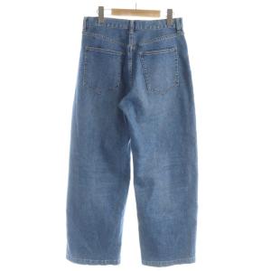 23区 24AW デニム ジーンズ ワイドパンツ 40 青 ブルー 無地 PR23CW1221 /AP