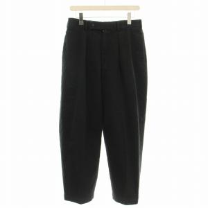 NEW CLASSIC FIT TROUSERS WESTPOINT トラウザーパンツ タック 1 黒