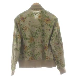 Engineered Garments Aviator jacket アビエータージャケット ブルゾン フラワープリント ジップアップ 麻 リネン
