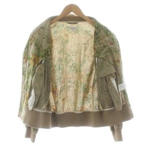 Engineered Garments Aviator jacket アビエータージャケット ブルゾン フラワープリント ジップアップ 麻 リネン
