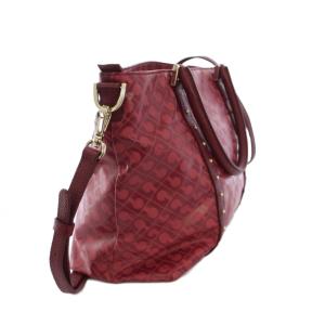 GHERARDINI ショルダーバッグ トートバッグ 2WAY 総柄 レッド