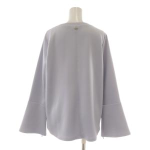 COLLAGE GALLARDAGALANTE 24SS カットソー タグ付き F 青 ブルー 長袖 ラウンドネック ベルスリーブ CLZ1042606A0001