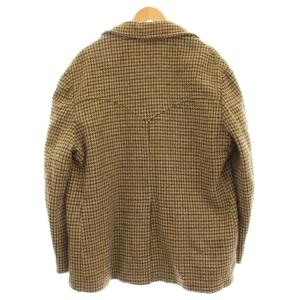 WOOLRICH 80s ヴィンテージ ツイードジャケット 裏ボア 千鳥格子 44 茶 ベージュ /G