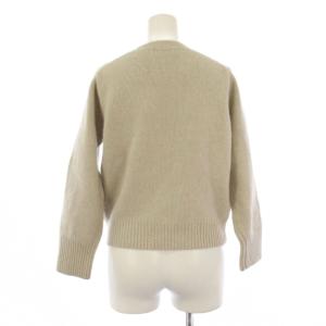 MARGARET HOWELL ニット セーター 長袖 カシミヤ シルク 2 ベージュ 578-8263016 /BM
