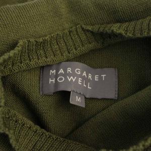 MARGARET HOWELL 24AW ニット セーター 長袖 タートルネック ウール M 緑 579-4260006 /BM