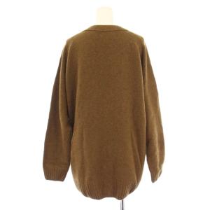 MARGARET HOWELL ニットカーディガン ウール カシミヤ 2 ブラウン