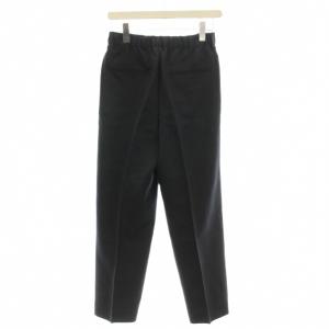 ebure イージーパンツ クロップド 36 黒 ブラック 3810600328 /G