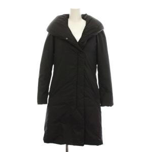 ダウンコート ロング アウター 38 黒 ブラック 無地 長袖 V5A90-229-09 /YM