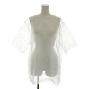 24SS グリッターチュールオーバーサイズTシャツ Glitter Tulle Oversized T-shirt