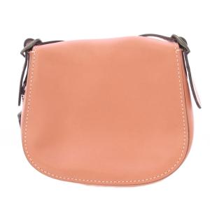 COACH UPCRAFTED サドル23 ティーローズ ショルダーバッグ レザー 花柄 装飾 ピンク 21698
