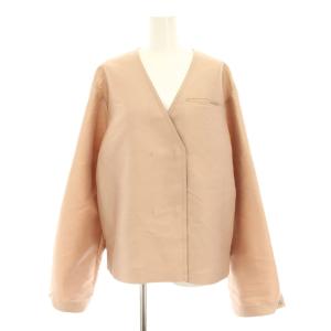 ノーカラージャケット アウター サンプル品 ピンク BO331FJJ150 /YT