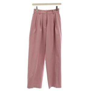 25SS ドライオックスタックパンツ リネン混 パンツ ワイド 36 ピンク 25030200991010