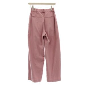 Spick&Span 25SS ドライオックスタックパンツ リネン混 パンツ ワイド 36 ピンク 25030200991010