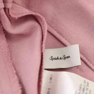 Spick&Span 25SS ドライオックスタックパンツ リネン混 パンツ ワイド 36 ピンク 25030200991010