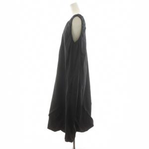 Torrazzo Donna Nylon Balloon One-piece ワンピース ロング ノースリーブ ナイロン F 黒 ブラック