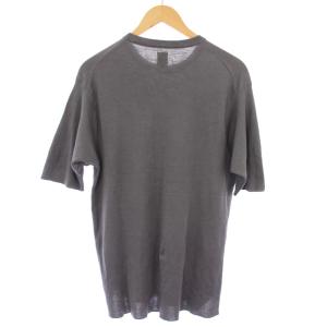 BATONER CHOMA SMOOTH KNIT T-SHIRT ニット セーター 半袖 2 グレー BN-24SM-053