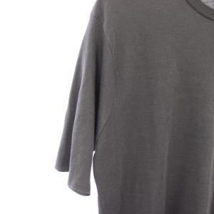 BATONER CHOMA SMOOTH KNIT T-SHIRT ニット セーター 半袖 2 グレー BN-24SM-053