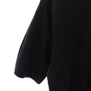 BATONER CHOMA SMOOTH KNIT T-SHIRT ニット セーター 半袖 2 黒 BN-24SM-053