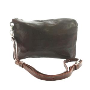 ホースレザーポーチ ショルダーバッグ ブラウン