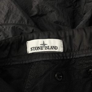 STONE ISLAND シアサッカーナイロンメタルショートパンツ W30 ブラック