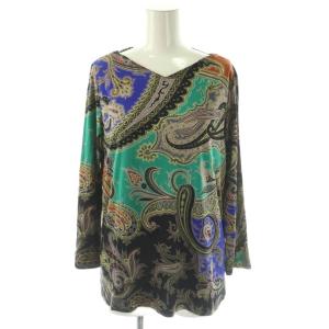 カットソー 長袖 ペーズリー柄 40 マルチカラー /DO