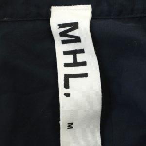 MHL. バンドカラーシャツ 長袖 シャツ M ネイビー 紺 /G