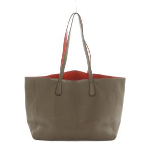 TORY BURCH トートバッグ グレージュ オレンジ /MI