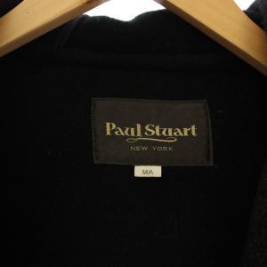 Paul Stuart ダッフルコート ロング フード ウール MA グレー 4NN19-109-08 /BM