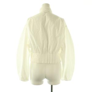 CLANE 19122-4232 25AW RIBBON ZIP SHIRTS シャツ ブラウス 長袖 ジップアップ