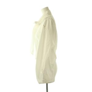 CLANE 19122-4232 25AW RIBBON ZIP SHIRTS シャツ ブラウス 長袖 ジップアップ