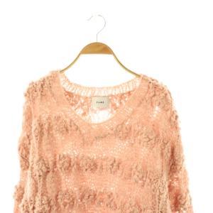CLANE 17106-2282 24AW CLANE BUMPY OVER V NECK KNIT TOPS ニット