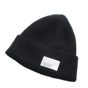 25SS KNIT BEANIE ブラック 0125103003008