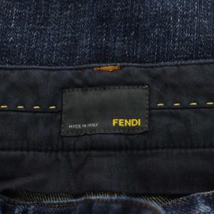 FENDI ズッカ柄 デニムパンツ ジーンズ ジーパン Gパン 34 青 ブルー /AN58