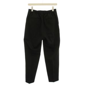 BEAUTY&YOUTH UNITED ARROWS トリコチンツイル 1プリーツ テーパード パンツ L 黒 ブラック 1214-126-9434 /YM
