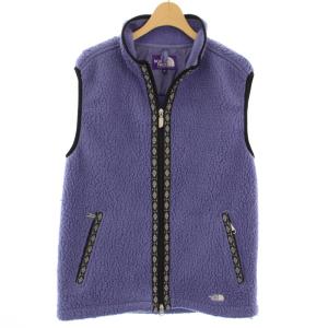 POLARTEC Field Vest ベスト フリース ジップアップ M 紫 パープル NA2951N