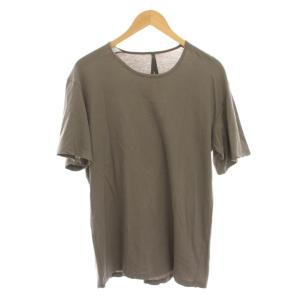 40/1フレスカ天竺ドレープTシャツ カットソー 1 グレー 無地 半袖 KJ91-060 /YM