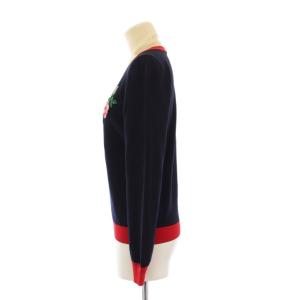 GUCCI タートルネックニット セーター S ネイビー 445770