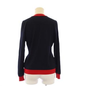 GUCCI タートルネックニット セーター S ネイビー 445770