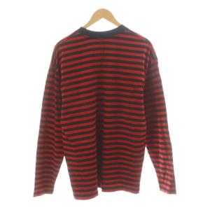 HYSTERIC GLAMOUR GIRLS CLUB Tシャツ カットソー 長袖 ボーダー柄 XL 赤 レッド 黒 ブラック 02223CL05