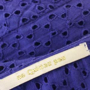 NE QUITTEZ PAS! ラップワンピース レース 長袖 ロング F 青 ブルー 011191813AO /G