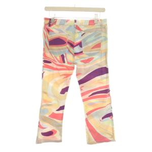 Emilio Pucci パンツ ストレート 総柄 36 マルチカラー /YM