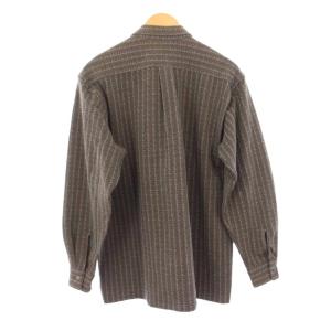 COMME des GARCONS SHIRT 90年代 シャツジャケット ジップアップ S ブラウン