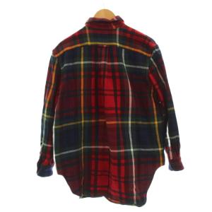 POLO RALPH LAUREN ネルシャツ 長袖 チェック柄 S 赤 レッド /G